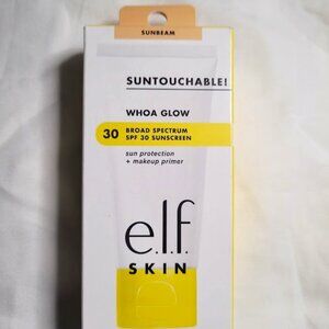 elf skin SUNTOUCHABLE ! WHOA GLOW 30 BROAD SPECTRUM SUNSCREEN & MAKEUP PRIMER